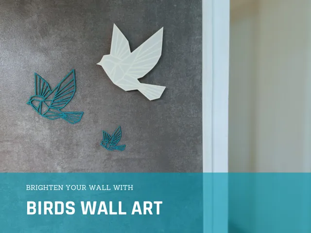 Minimalist birds wall art