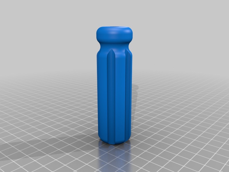 1/4" inch screwdriver handle for 3" long bits.