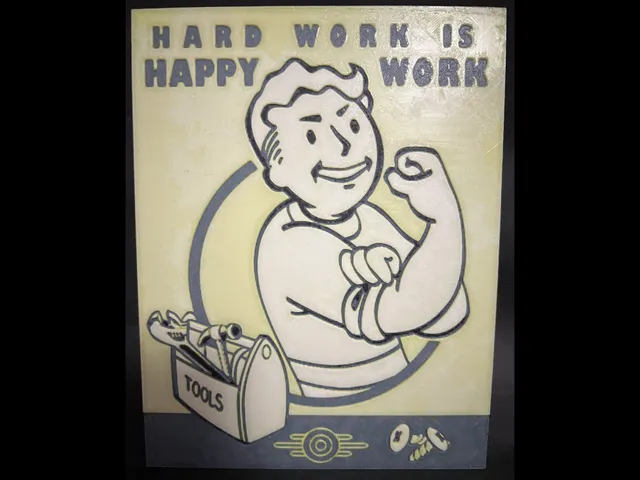 Fallout - Hard Work - Vault Poster