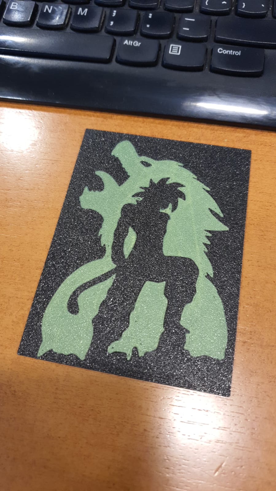 Goku con sombra de Ozaru