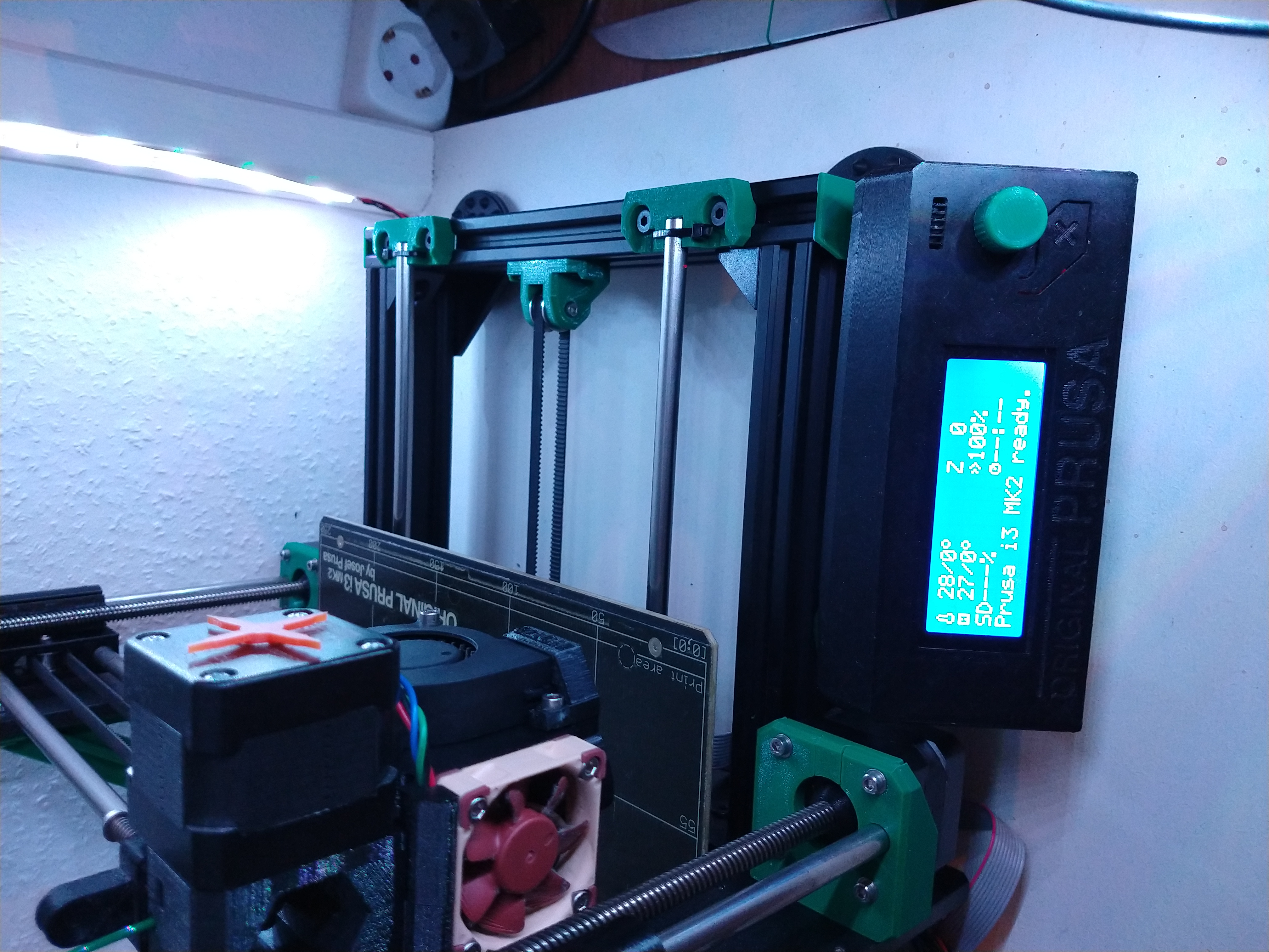 LCD Side Mount for Prusa Bear Upgrade