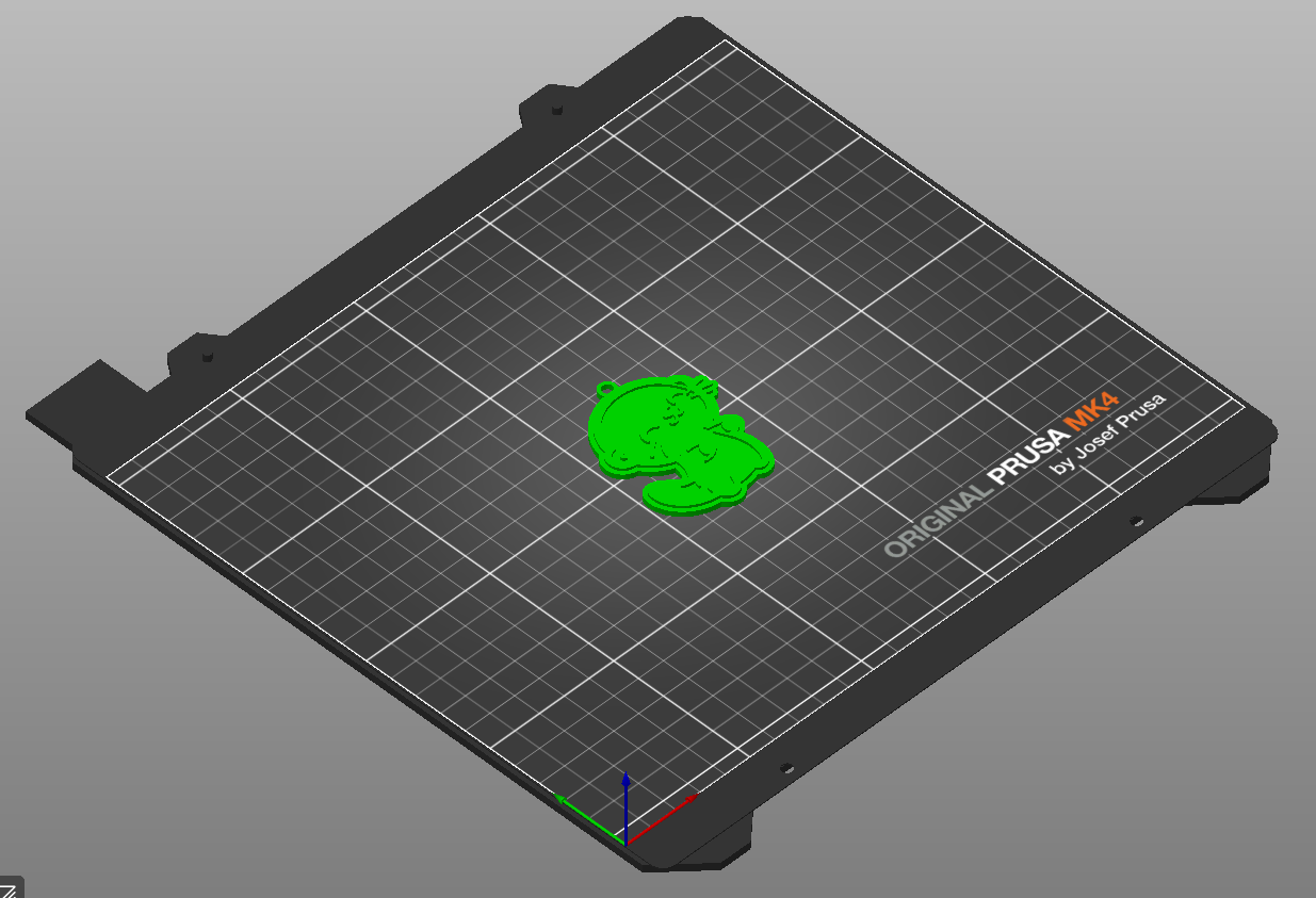 Miniatura 2 do modelo 3D Cute Otter Keychain