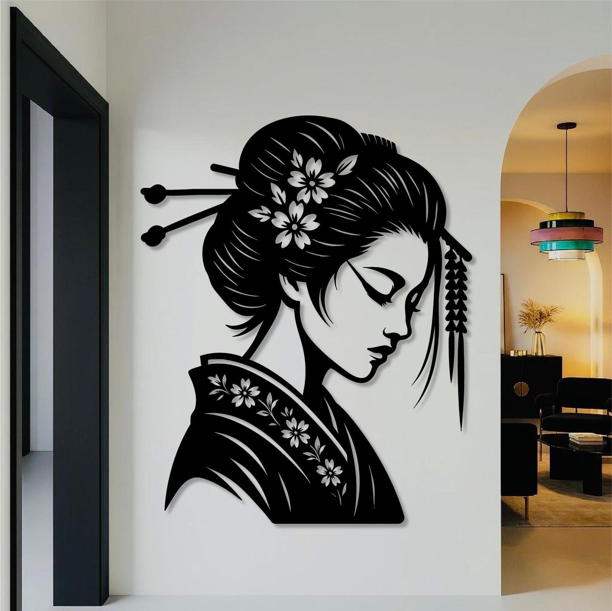 WallArt - Japan Geisha 001