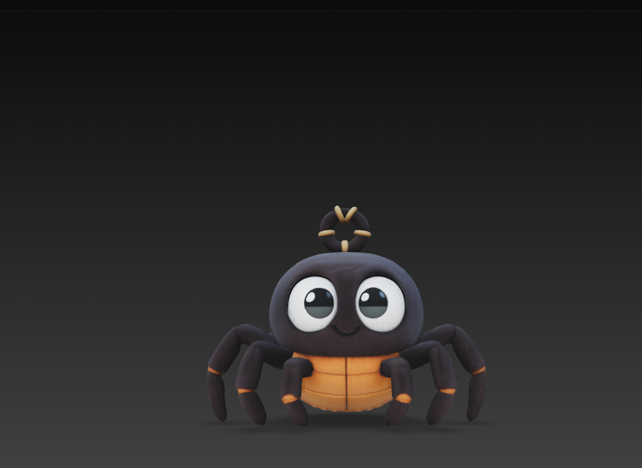 брелок для ключей в виде поука 3D model