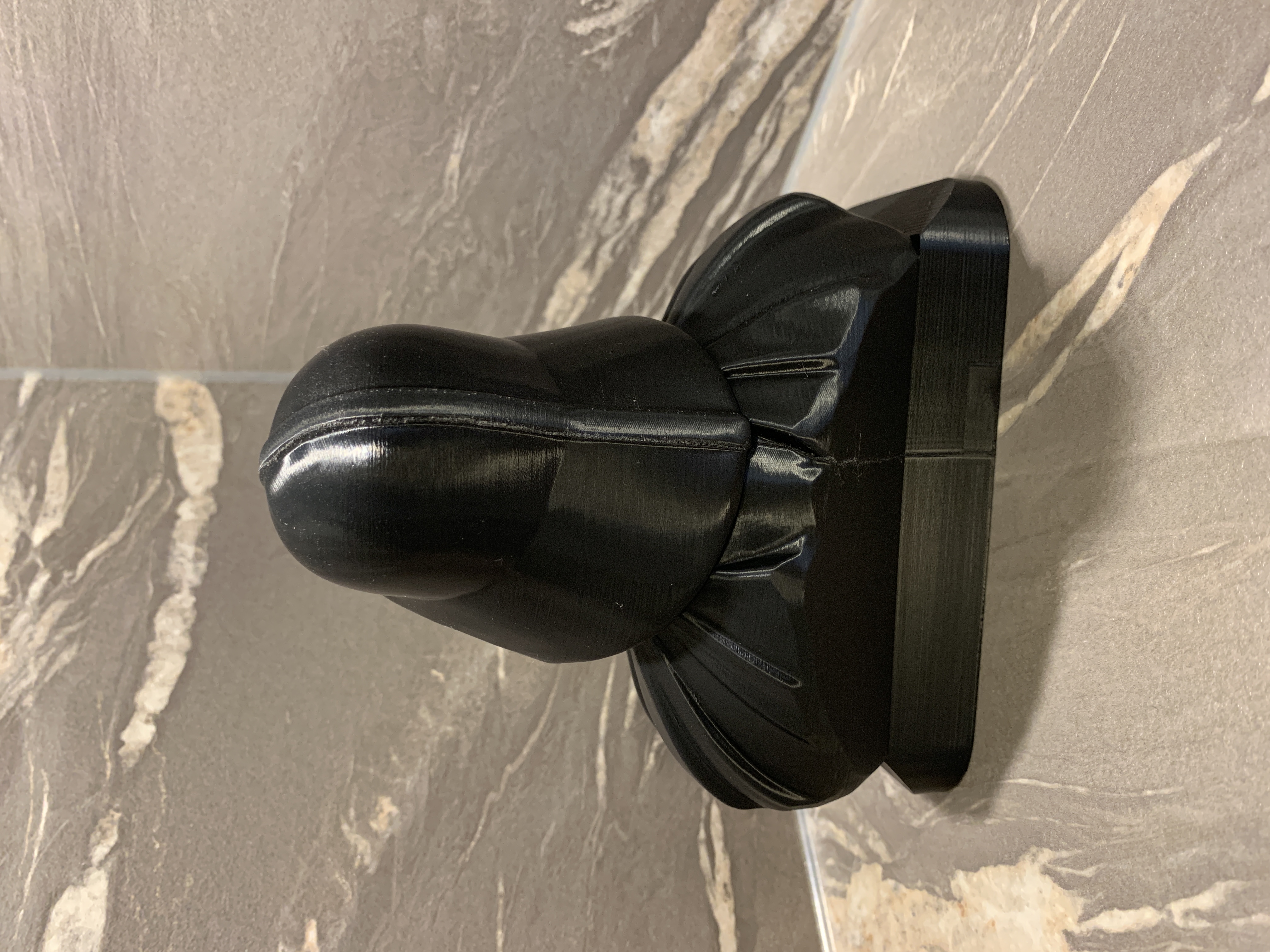 Miniatura 9 do modelo 3D Darth Vader Bust - base+lettering