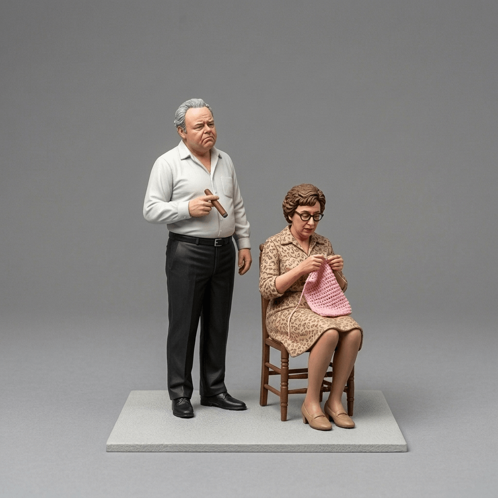 All in the Family - Archie & Edith Bunker - 1971