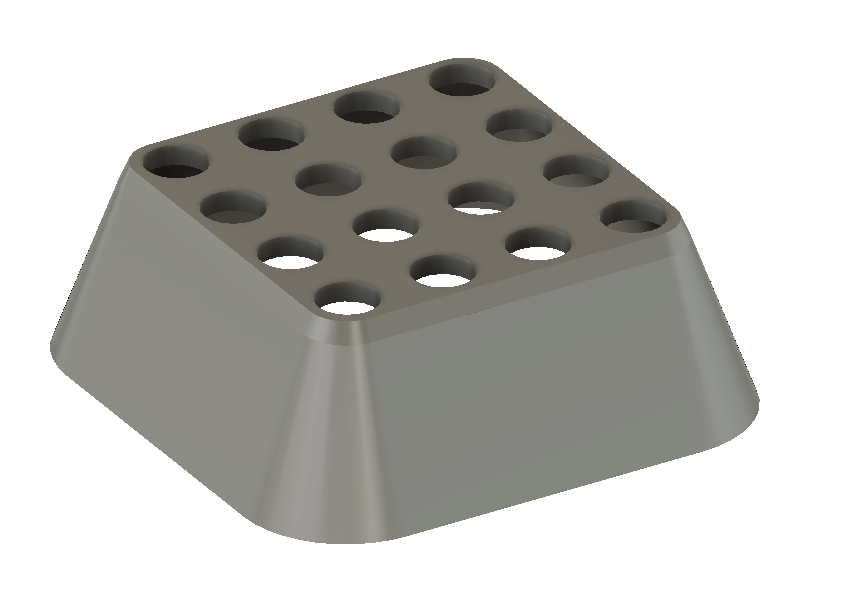 Small PCR Tube Rack Stackable by Harley Richker | Download free STL ...