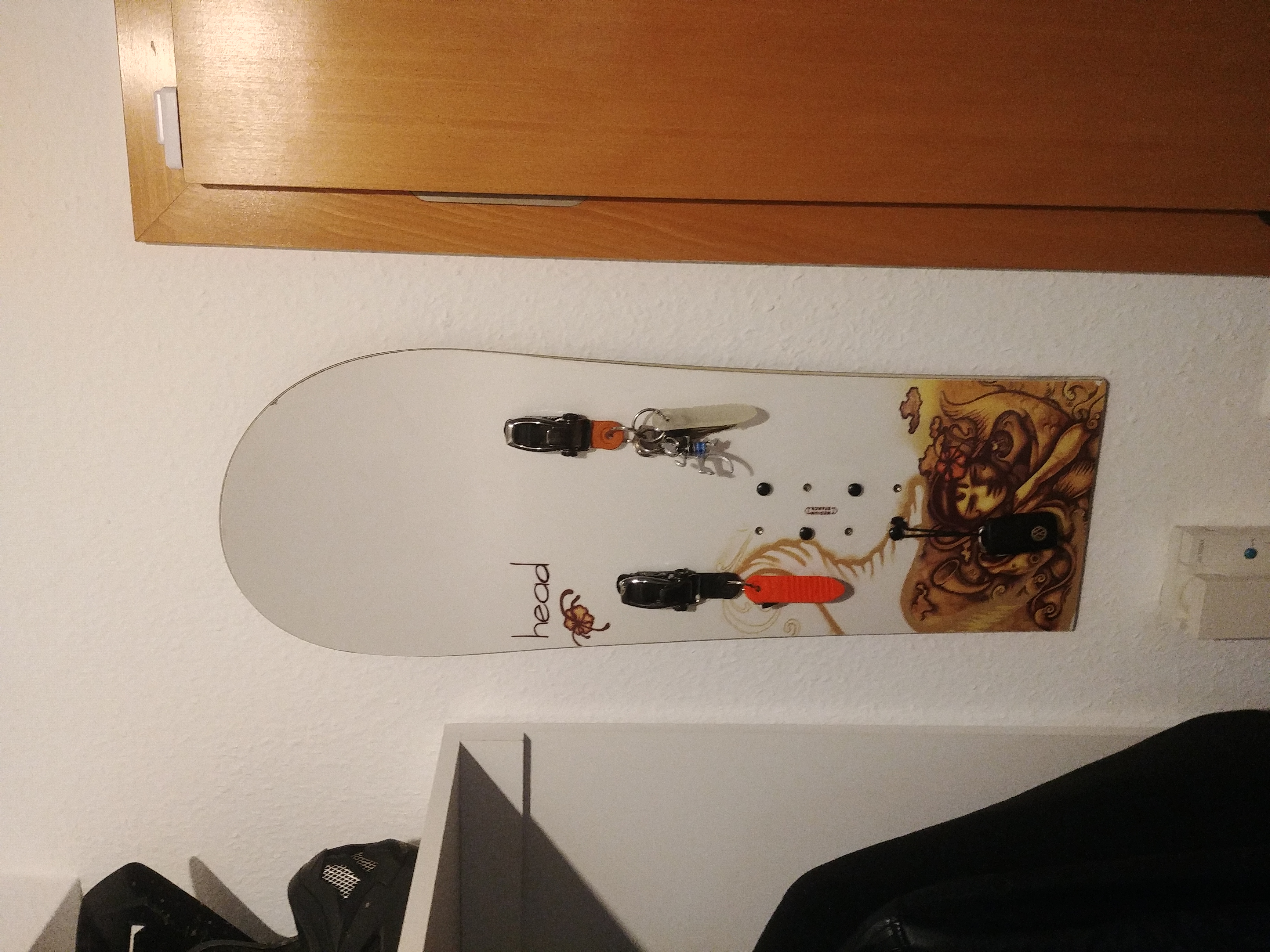 Miniatura 3 do modelo 3D Snowboard strap key ring