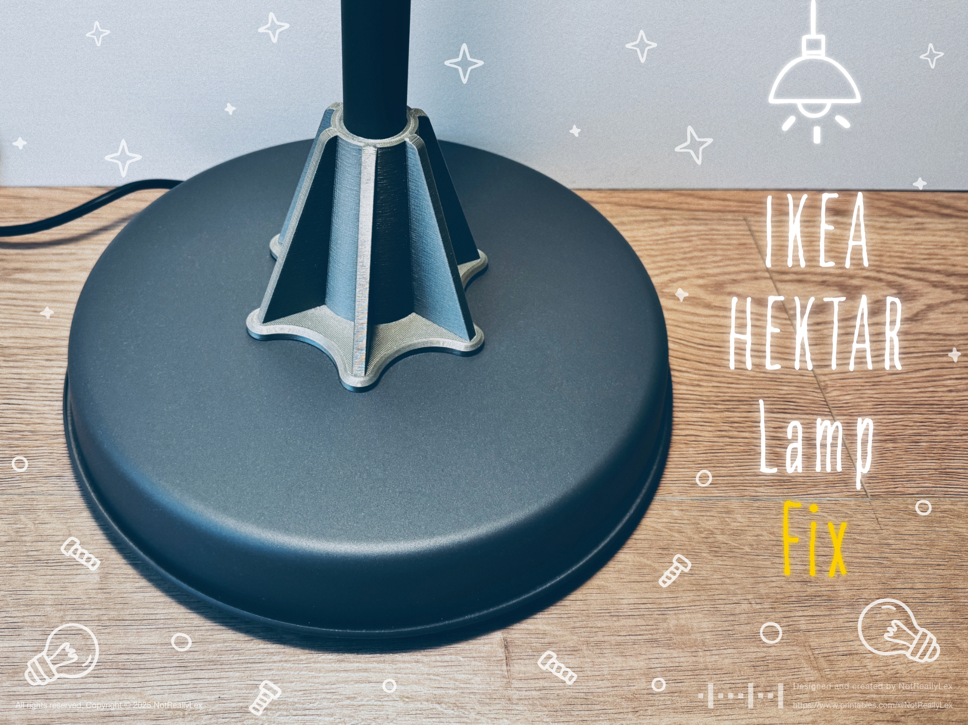 IKEA HEKTAR Lamp Fix
