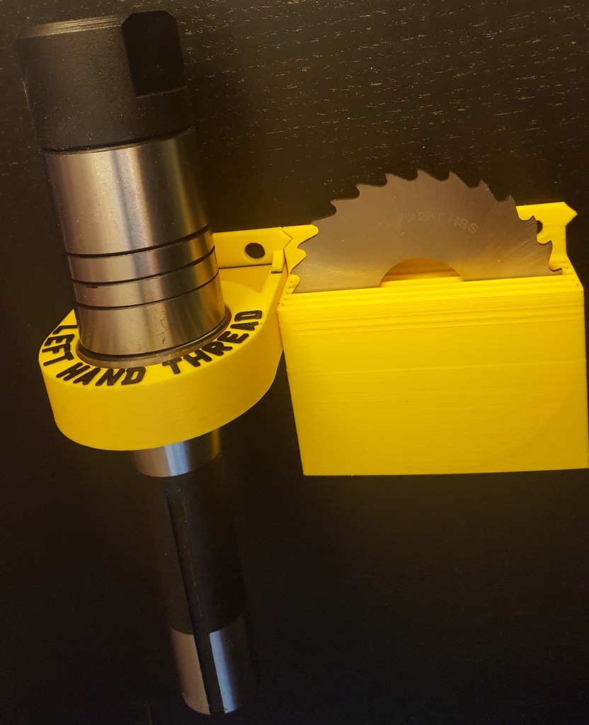 R8 Slitting Saw arbor holder, holder for 5 x 75mm/3" blades, plus