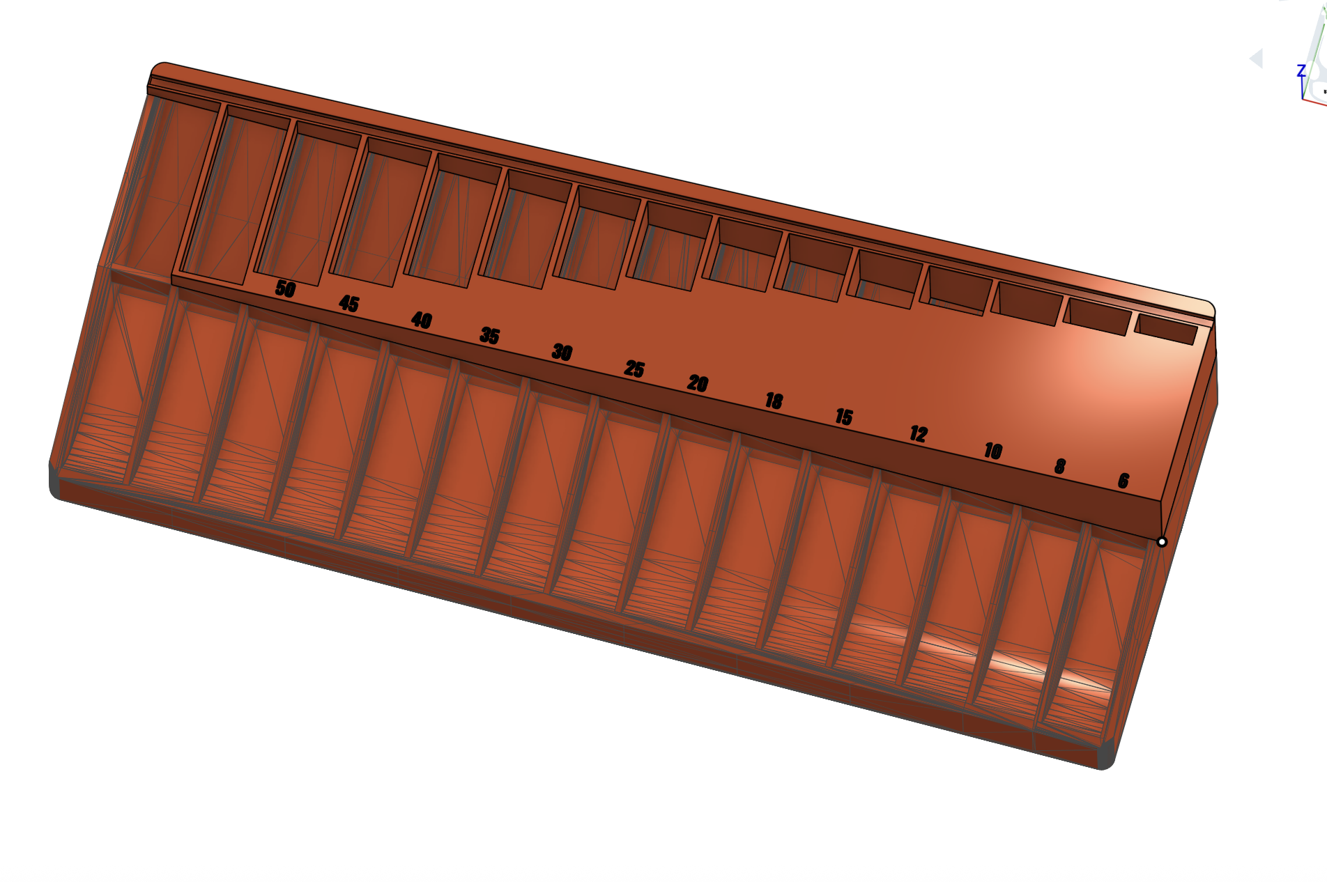 The ULTIMATE Gridfinity M3 Bolt Sorter (6-60mm)