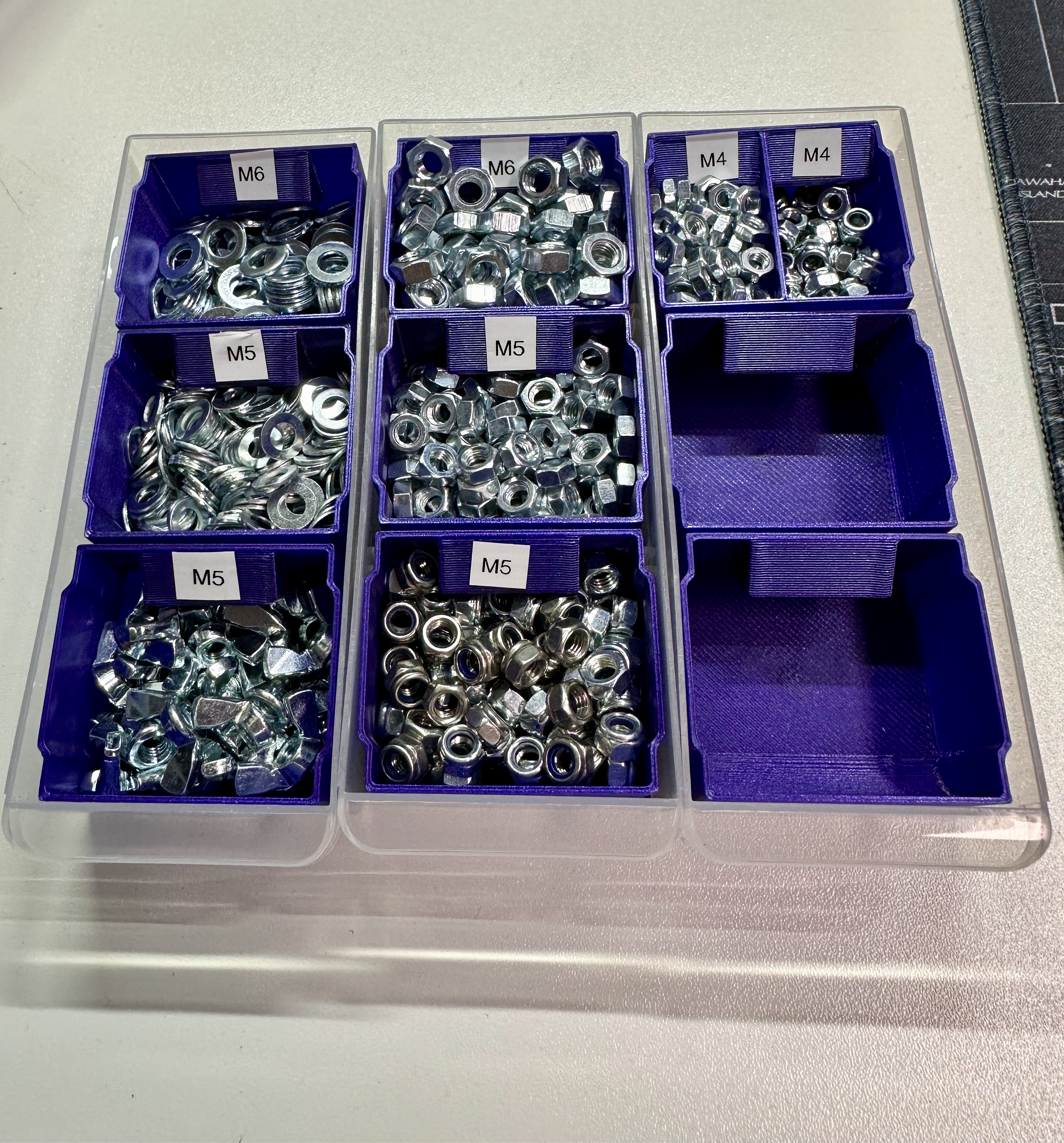 Grid-based organizers/dividers for STANLEY Multi-Purpose Storage Bin