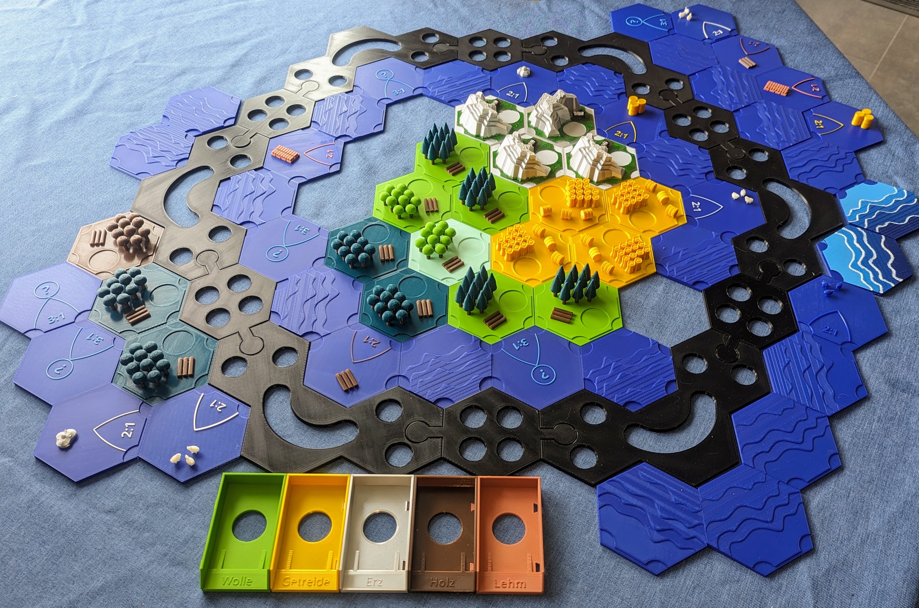 DIE SIEDLER VON CATAN Kartenablagen-Set