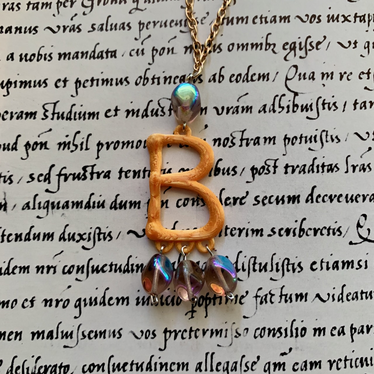 Anne Boleyn "B" Pendant