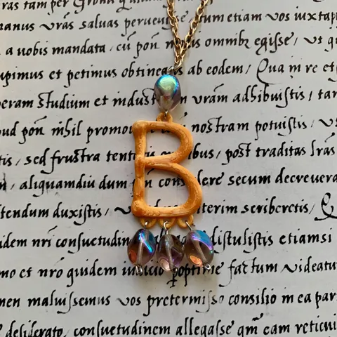 Anne Boleyn "B" Pendant