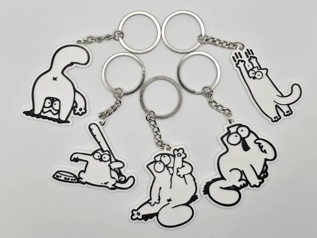 Simon's Cat Keychain (Remix)