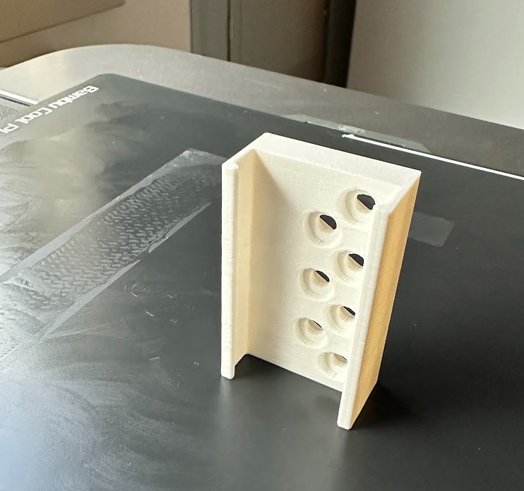 Heat Insert Press: Clip-on for Soldering Tips (Minor Design Changes for Vertical Printing)