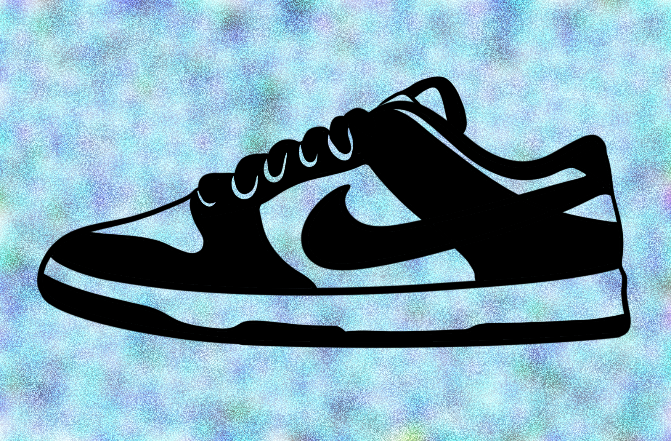Nike Dunk Panda - Wall Art