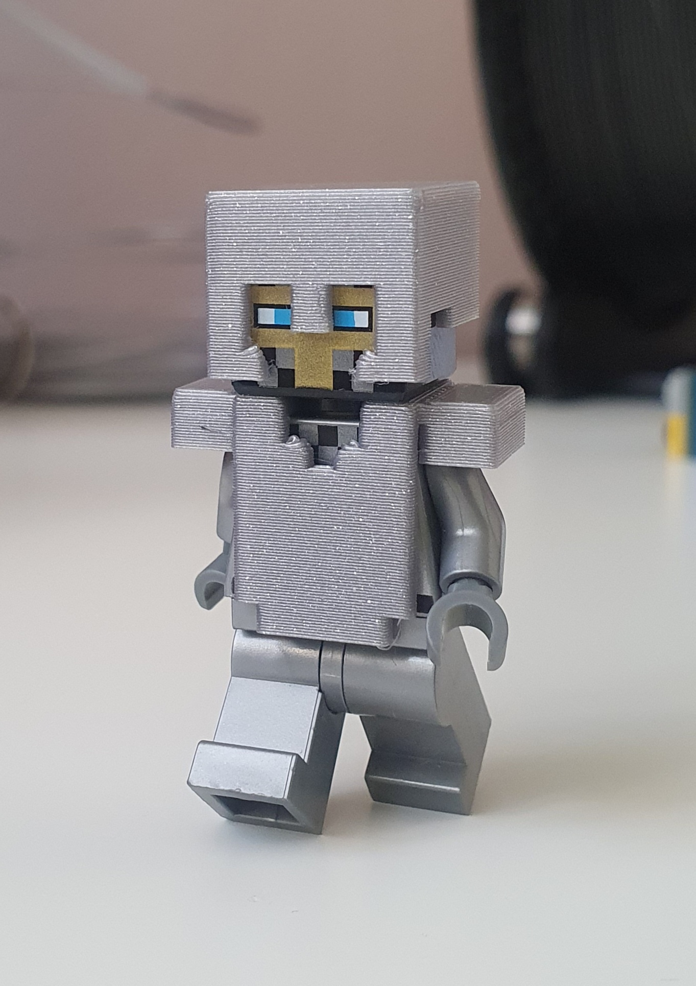 Lego Minecraft helmet and body armor