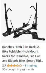 Bike carrier hitch hauler captive end plug