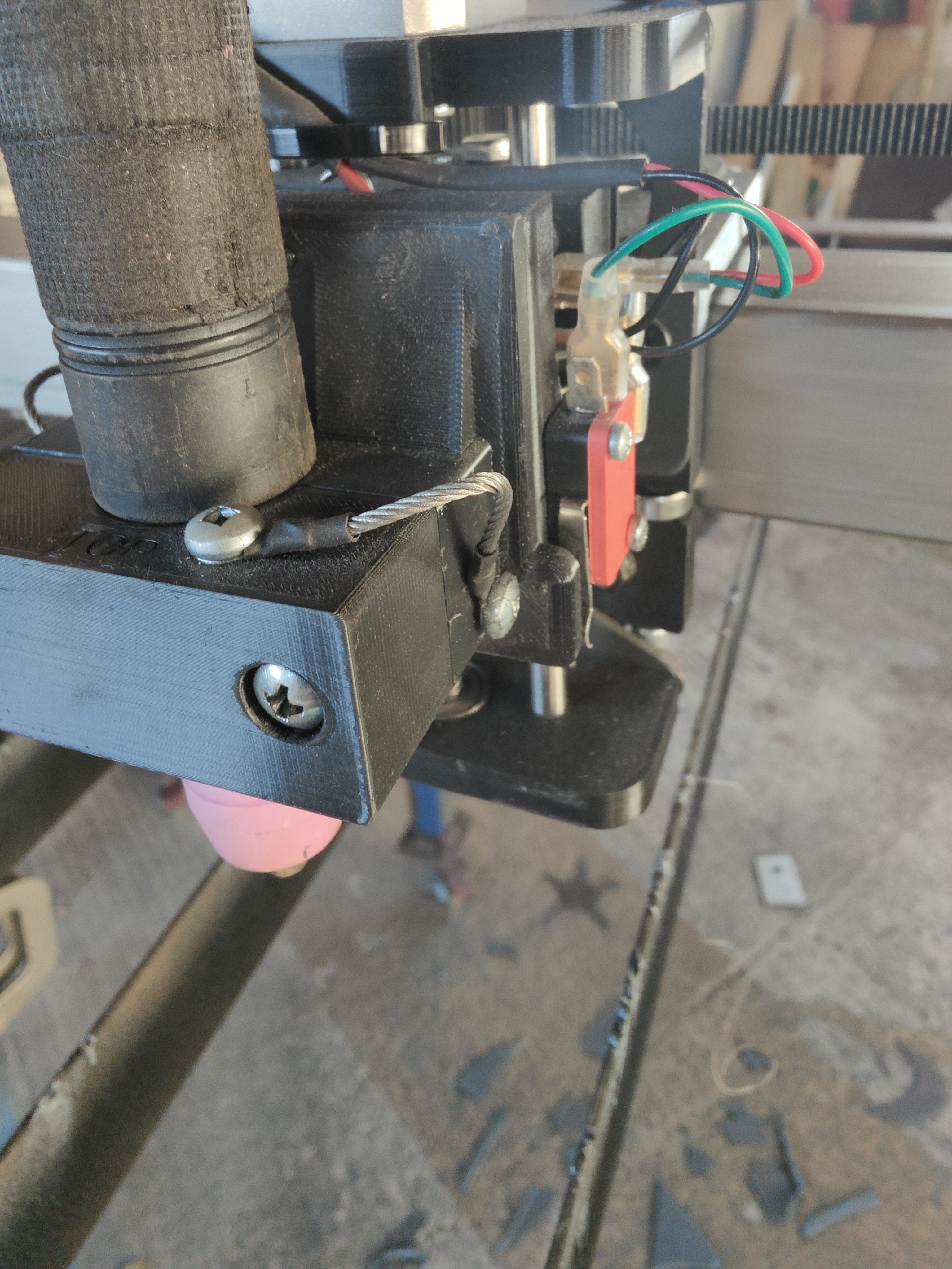 JD's Garage CNC plasma break away torch mount