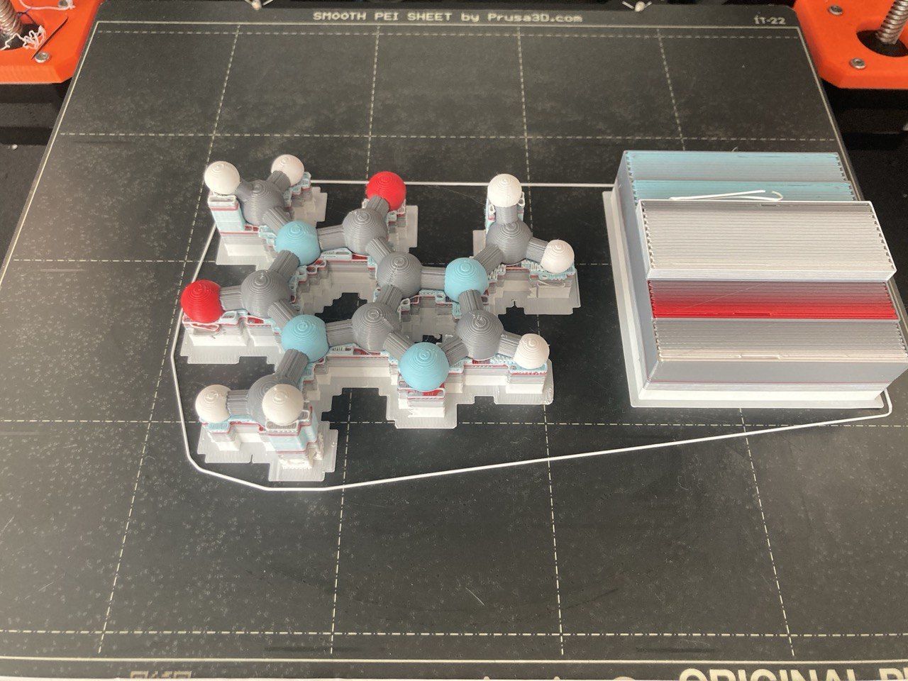 Miniatura 2 do modelo 3D Caffeine Molecule