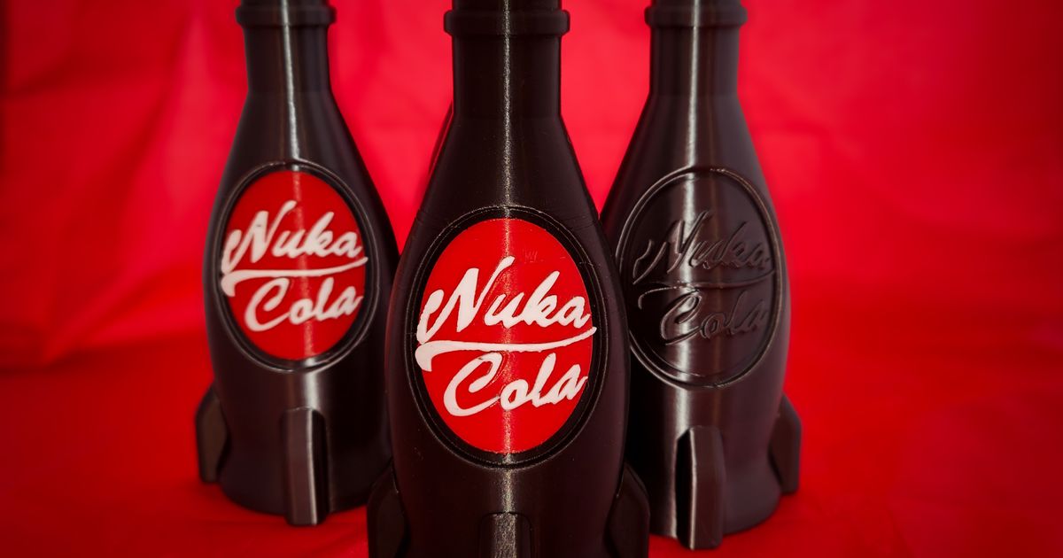 nuka cola bottle 3d model