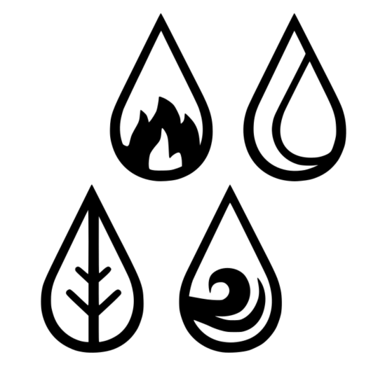 Four Elements Wall Decoration