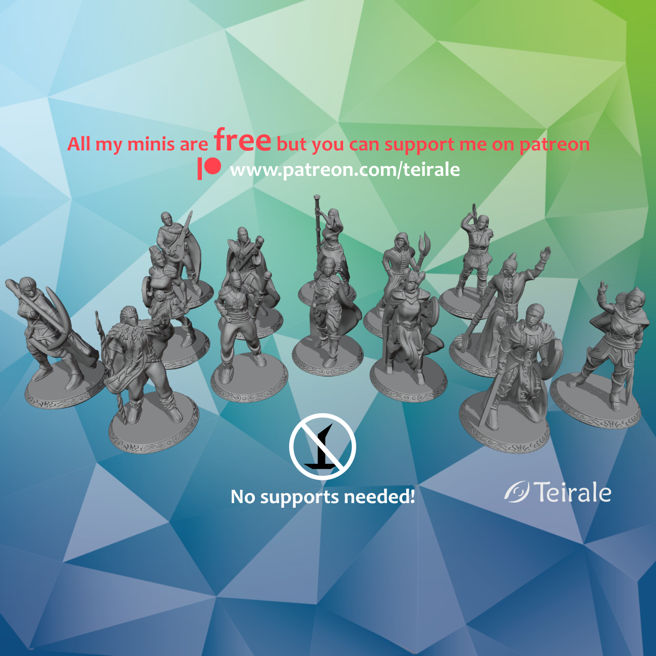 (25) Paladin - Male - No supports needed par Teirale | T\u00e9l\u00e9chargez gratuitement un mod\u00e8le STL ...