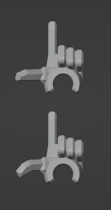 Pistol finger hands