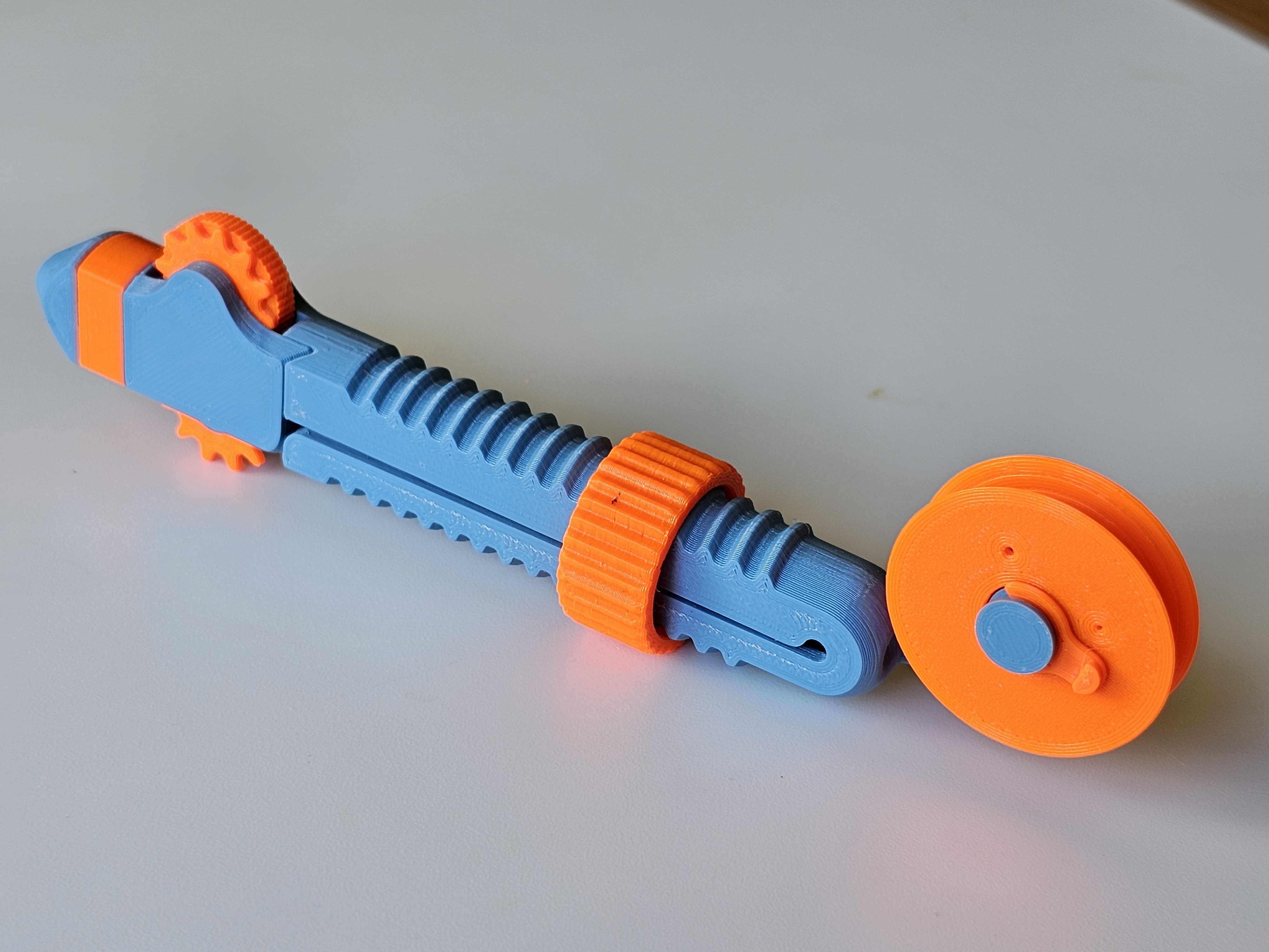 Modified spool for Solder Scroll