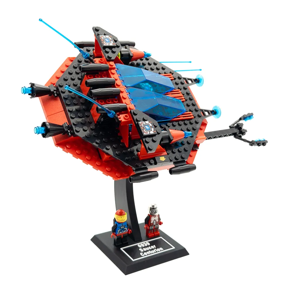 フューチャーステージ　赤シリーズ9点セット Display Stand for LEGO 6939 Saucer Centurion [last update 17.04