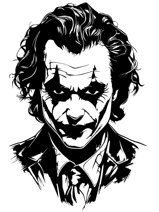 Joker Wall art by Jura Švébiš | Download free STL model | Printables.com