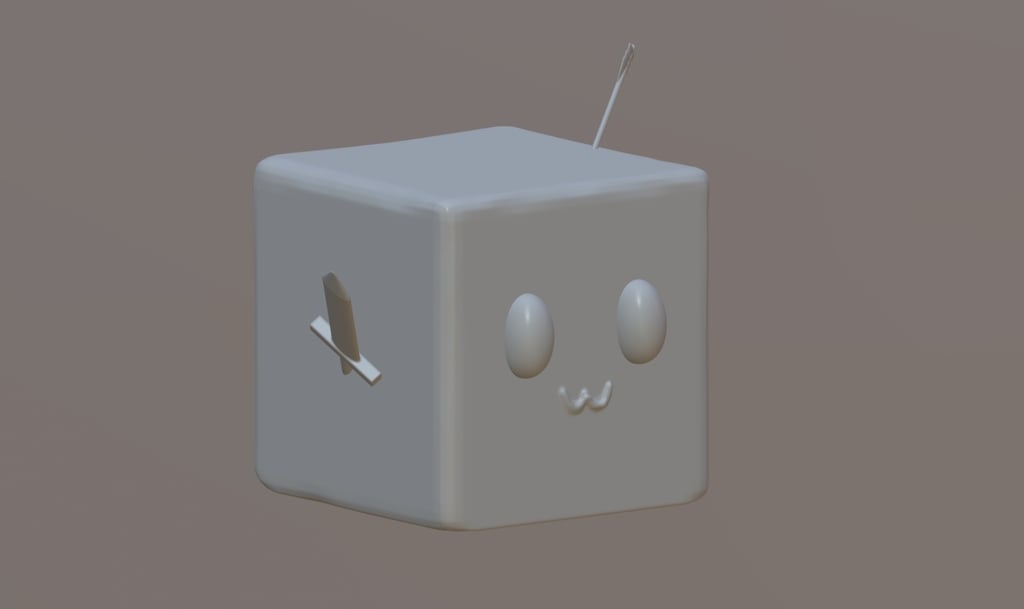 Miniatura 3 do modelo 3D Gelatinous Cube