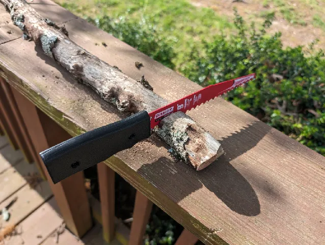 Ultralight Backpacking Saw - Uses Sawzall Blades