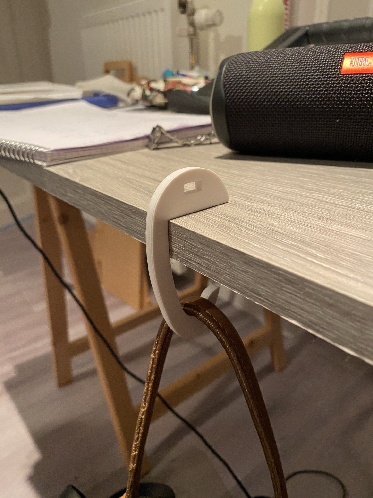 Bag/jacket table hook