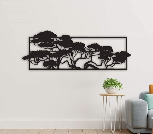 Tree Wall Art - Wall Decor 3D model thumbnail