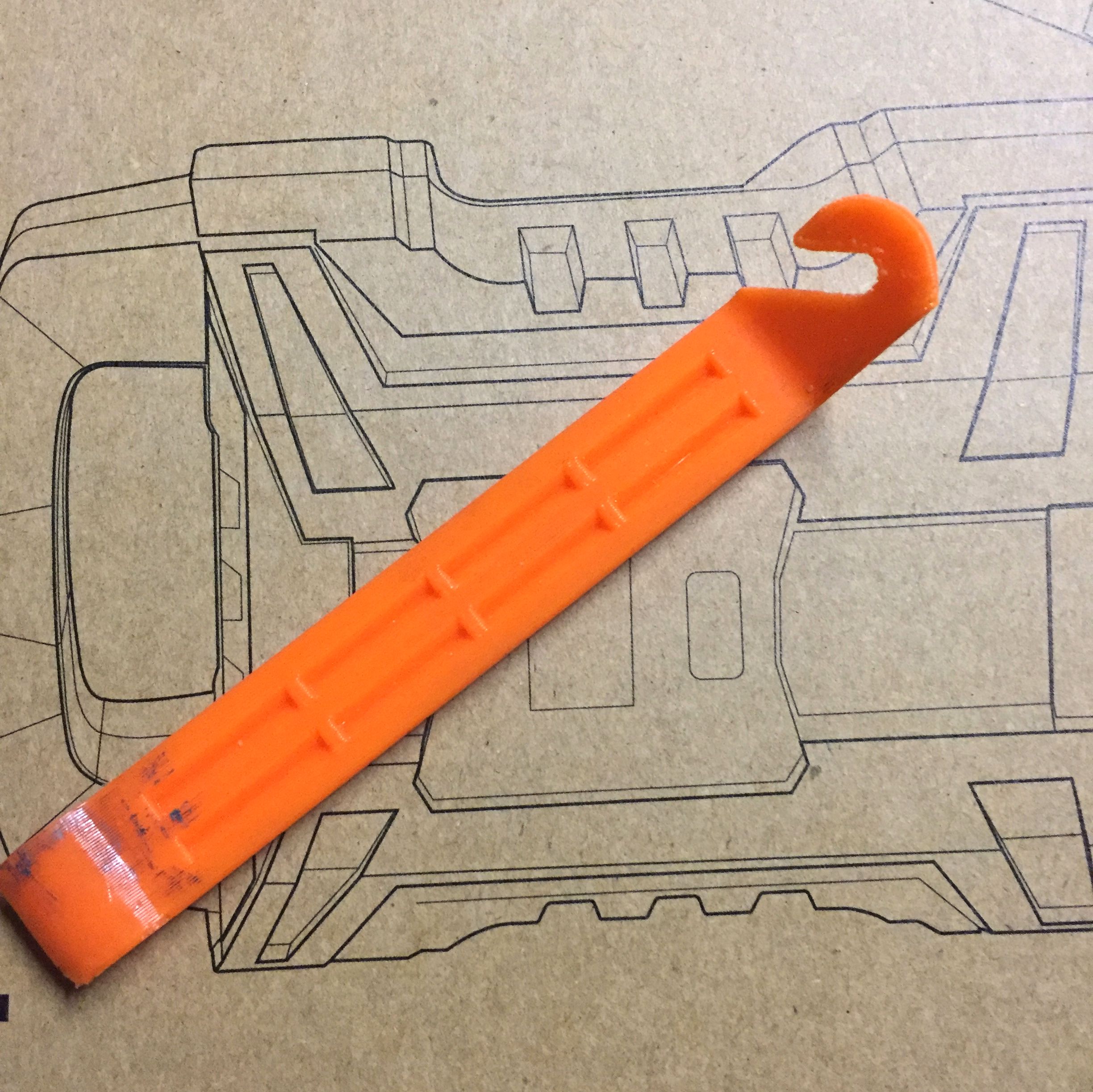 Stackable tire lever