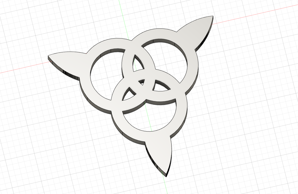 Celtic Trinity Wall-Art Model
