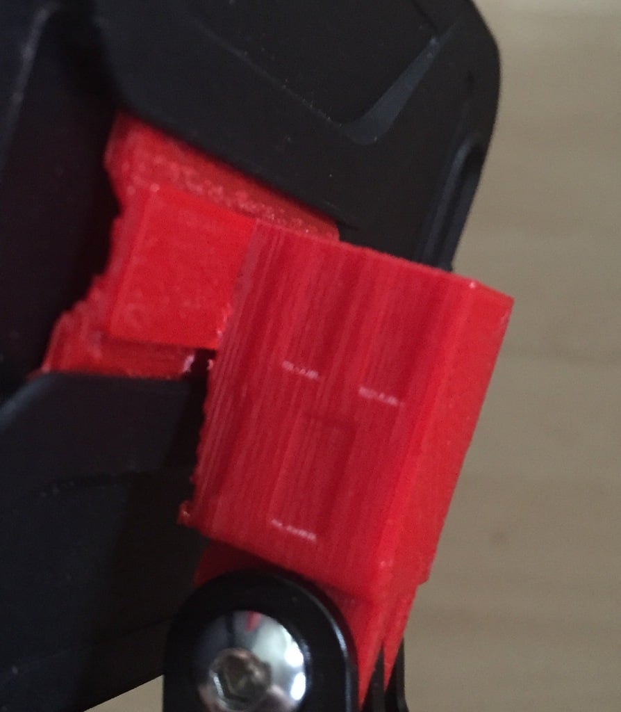 Adapts Topeak Weatherproof Ride Case fitting to GoPro