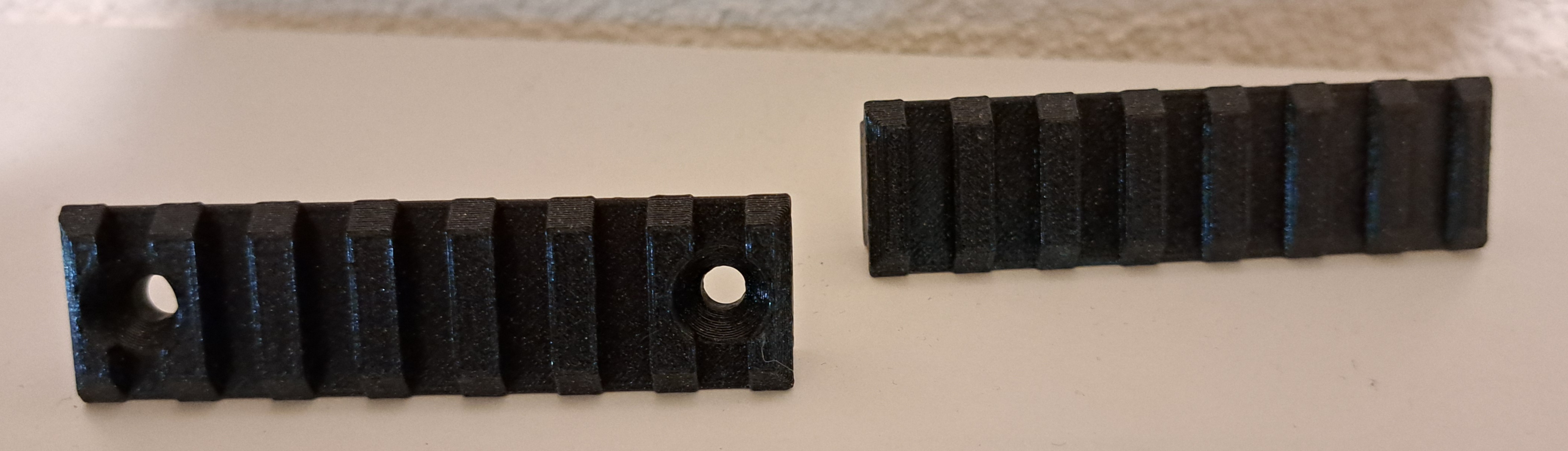 7-Slot Picatinny Rail & M-LOK nut (M5)