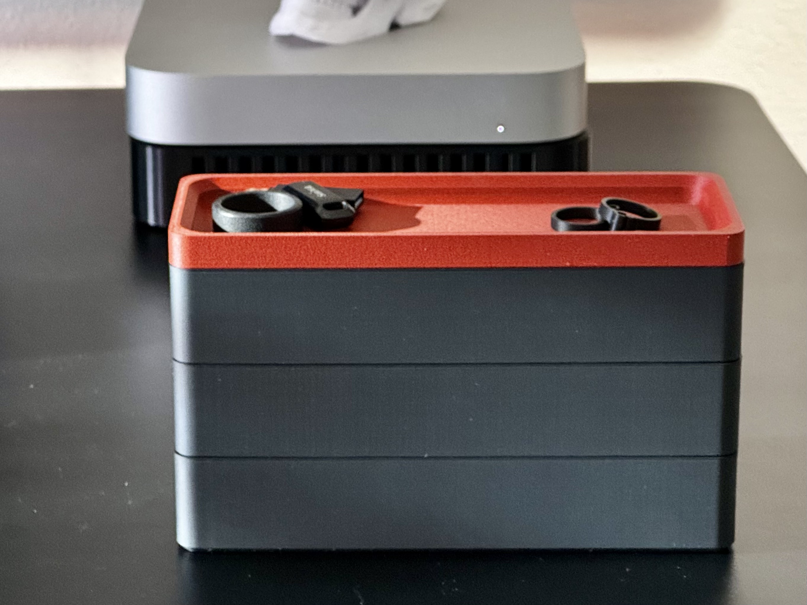 Miniatura 4 do modelo 3D stackable storage box · japanese influence