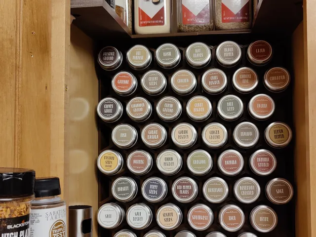 Honeycomb Spice Rack
