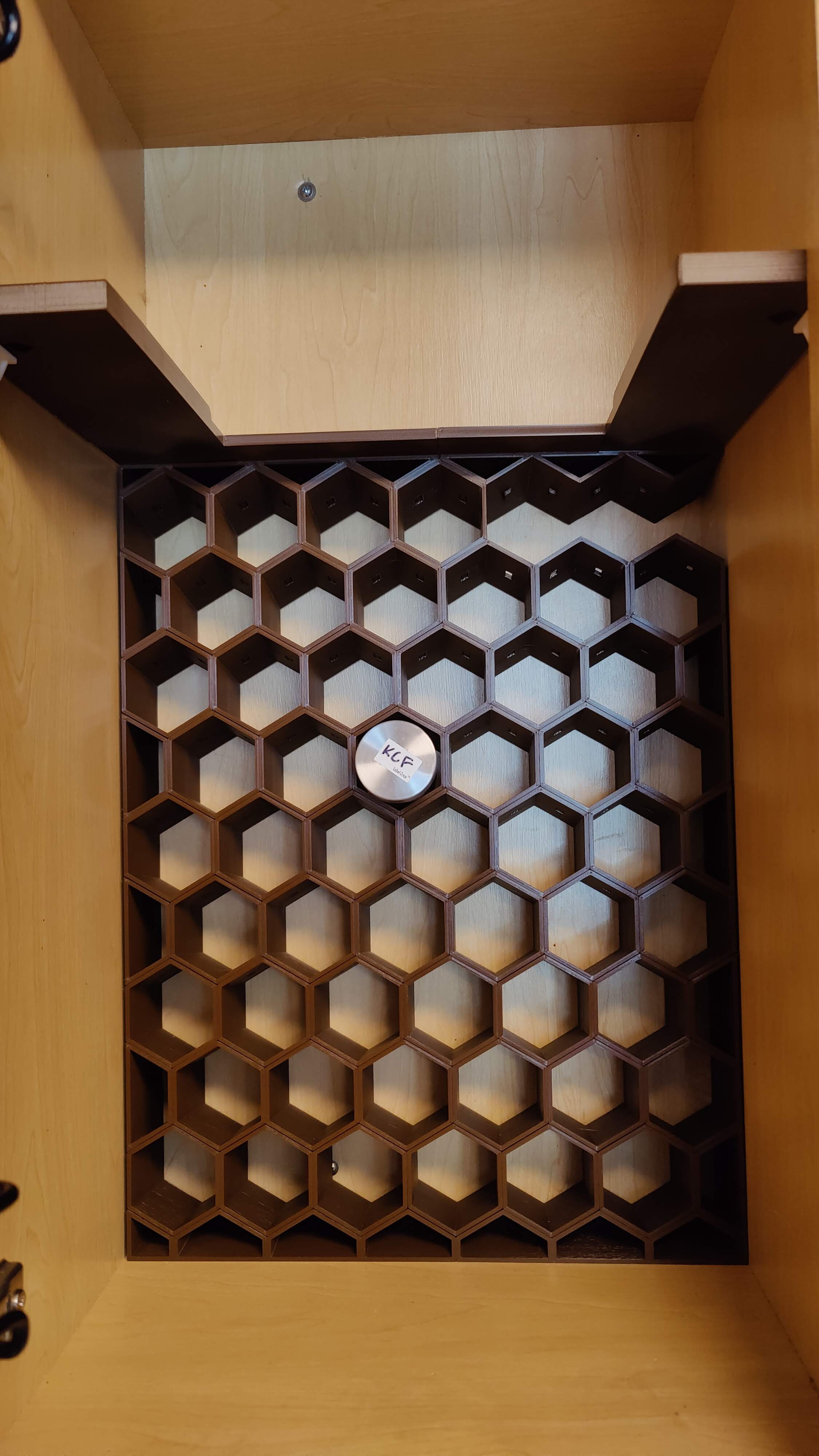 Honeycomb Spice Rack by hoffdad Download free STL model Printables