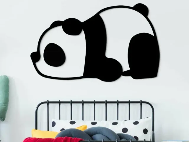 Cute panda - wall art