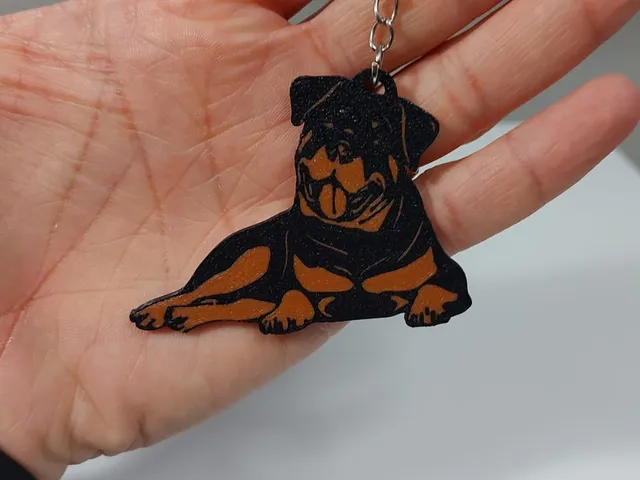 llavero rottweiler