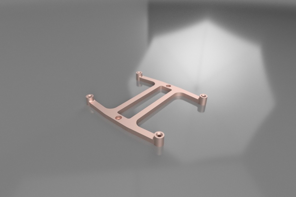 Raspberry pi - DIN rail horizontal mount bracket for Voron 2.4