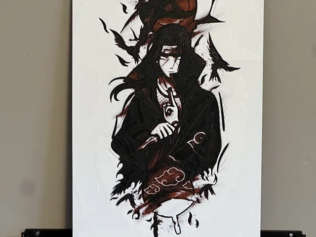 Itachi Uchiha - Hueforge 3 color
