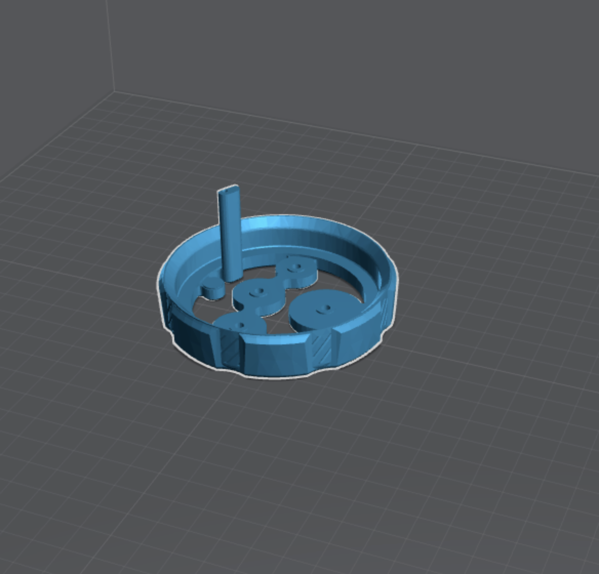 Umikot Spin Ring REMIX (54mm Version) - Planetary Gear Spirograph Espresso WDT Tool
