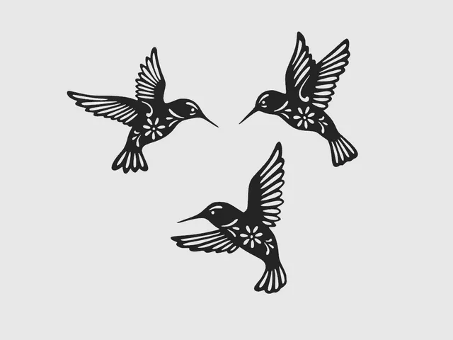 Hummingbirds - wall art